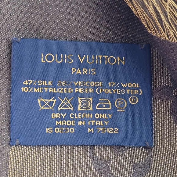 AUTHENTIC MONOGRAM SCARF - Picture 2 of 4